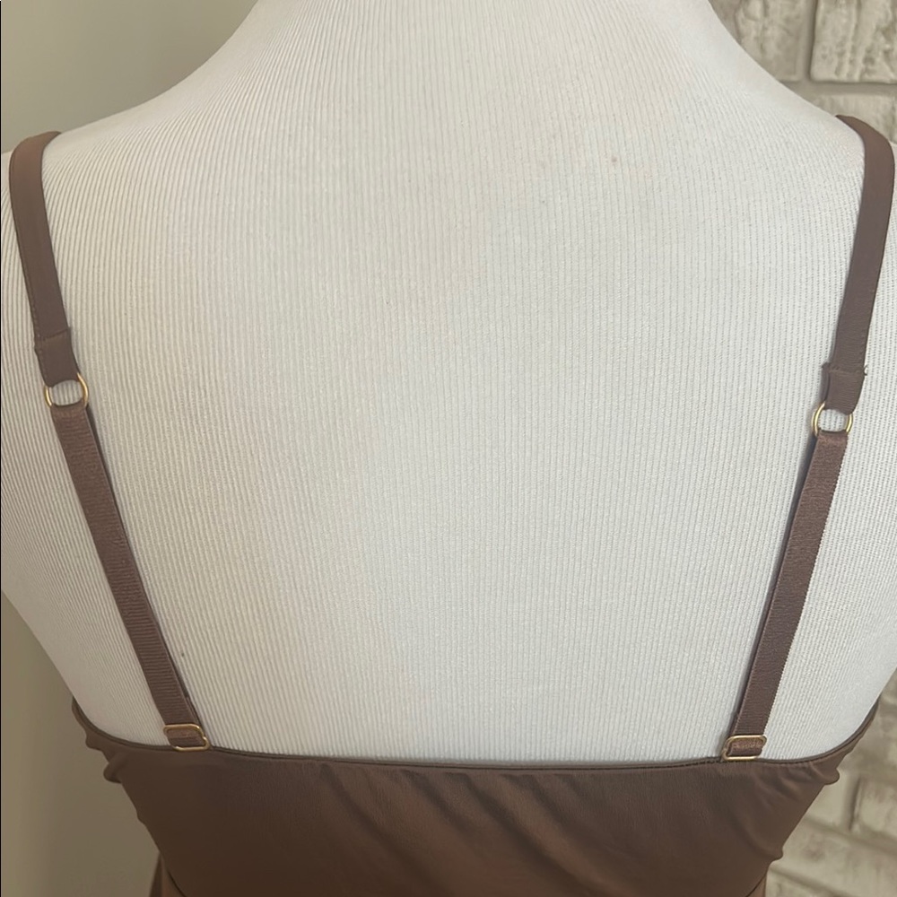 Soma Brown and Black Lace Chemise - Picture 5 of 8